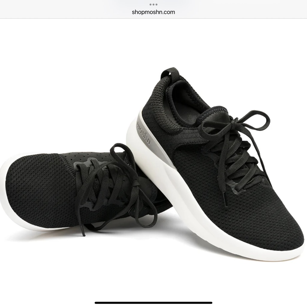 New Moshn Klogs Women’s Rhythm Sneakers Tennis Shoes In Black White Trendy 10
